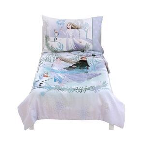Frozen 2 4pc Toddler Bed Set Royally Cool Bedding Elsa Anna New